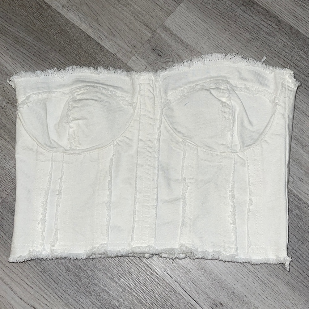 Jean Tube Top NWOT